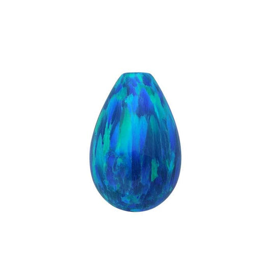 Kyocera Peacock Opal 12 x 8mm Drop
