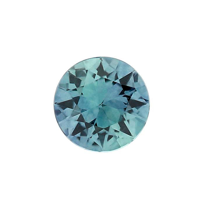 American Mined™ Teal Montana Sapphire™ 5mm Round Faceted Gemstone