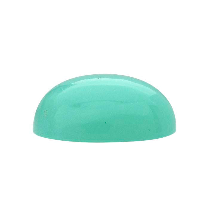 Mint-Green Chrysoprase 8 x 6mm Oval Cabochon