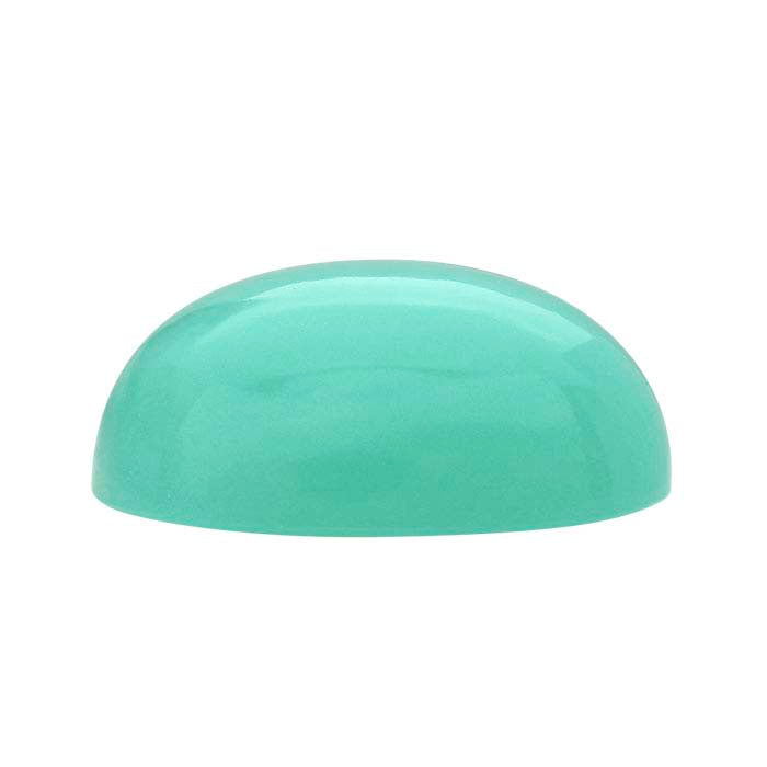 Mint-Green Chrysoprase 10 x 8mm Oval Cabochon