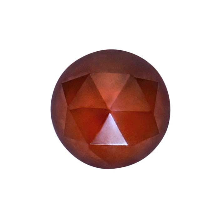 Garnet 2.5mm Round Rose-Cut Cabochon