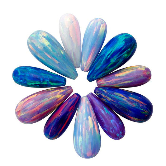 Kyocera Moon Yellow Opal 16 x 6mm Drop