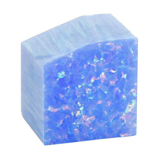 Kyocera Cornflower Blue Opal 19.05mm x 3/4"Block