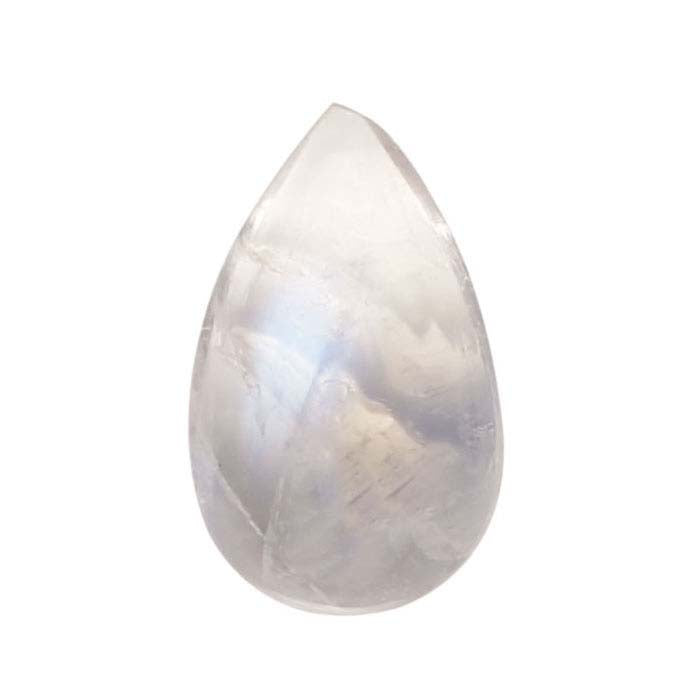 Rainbow Moonstone 7 x 5mm Pear Cabochon