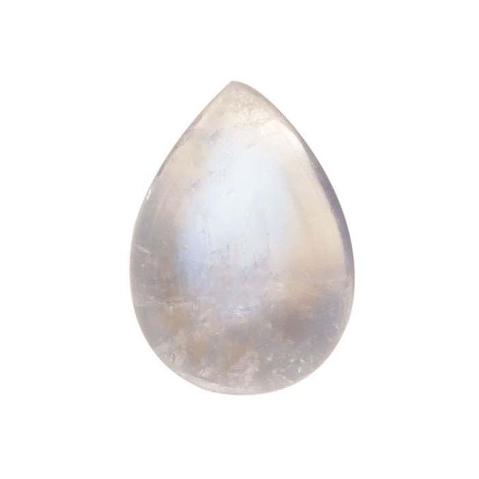 Rainbow Moonstone 8 x 5mm Pear Cabochon