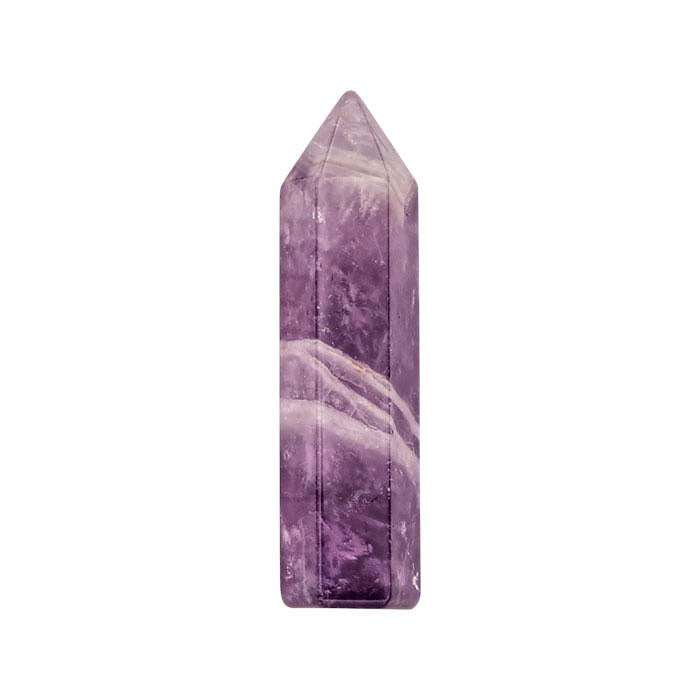 Amethyst 30 x 8mm Single-Point Crystal