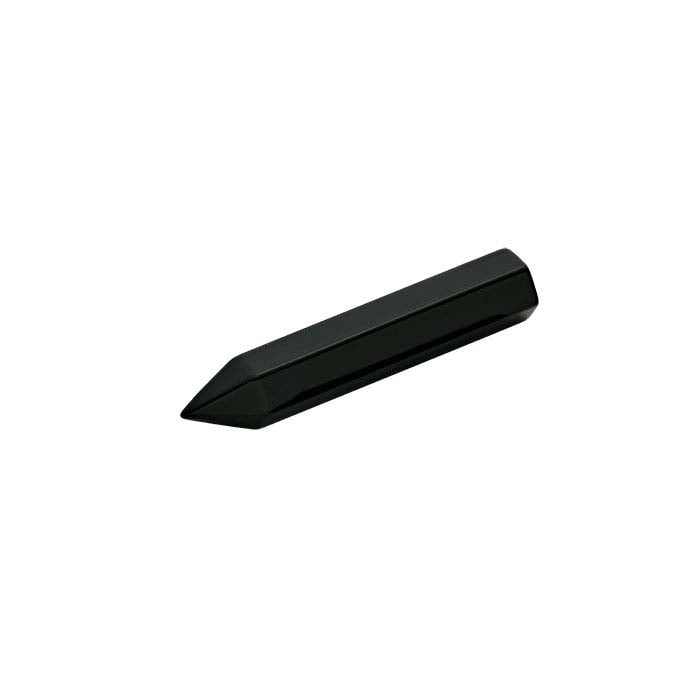 Black Onyx 30 x 8mm Single-Point Crystal