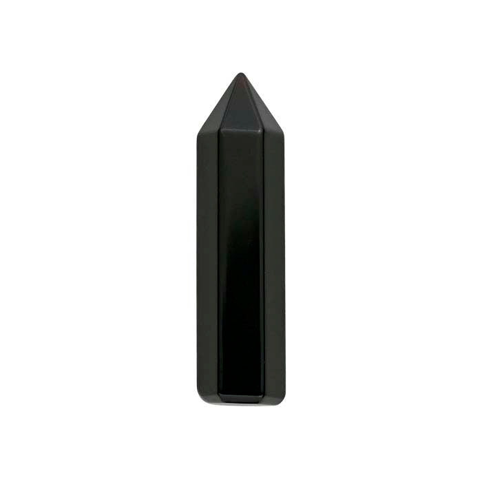 Black Onyx 30 x 8mm Single-Point Crystal