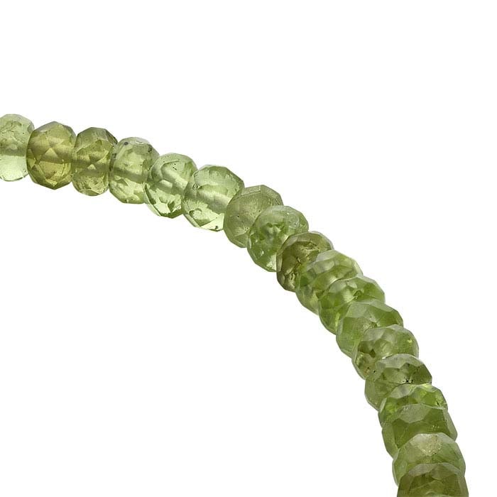 American Mined™ Arizona Peridot 2.8–3.2mm Round Bead Strand