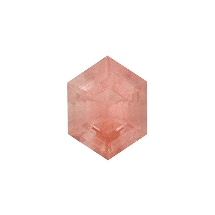 American Mined™ Oregon Schiller Sunstone™ 8 x 6mm Elongated Hexagon Faceted Gemstone