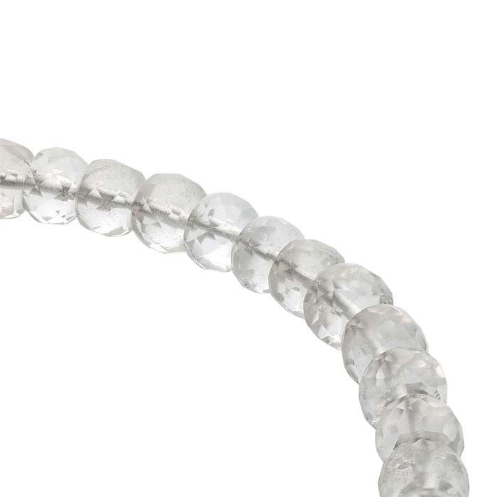 American Mined™ Arkansas Ice Quartz™ 5–5.8mm Round Bead Strand
