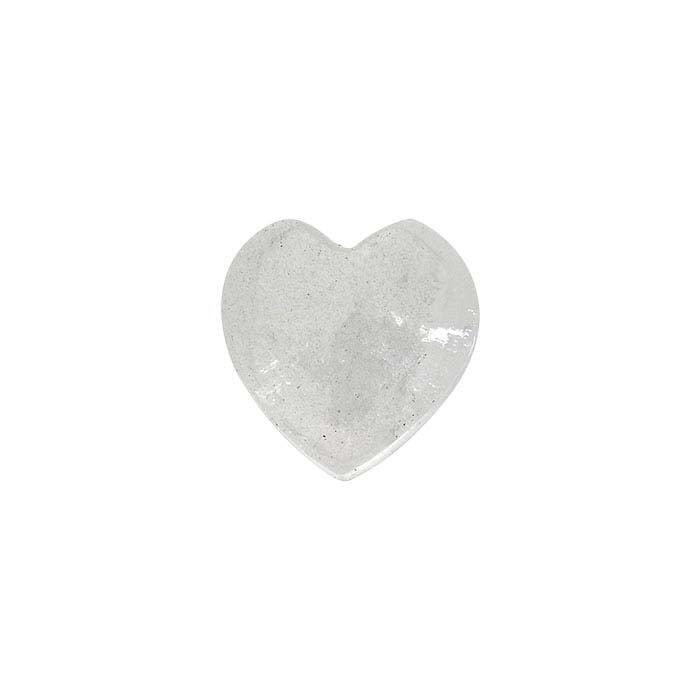 American Mined™ Arkansas Ice Quartz™ Heart Cabochon