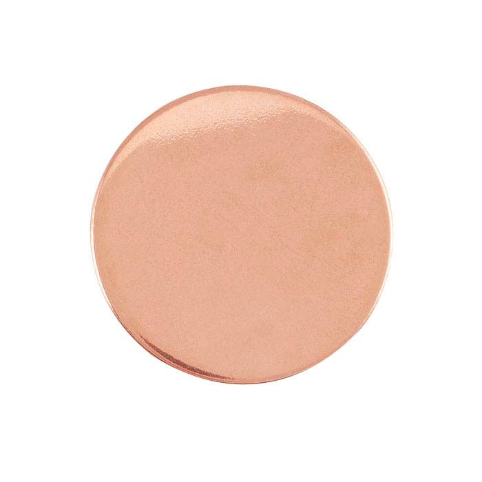 14/20 Rose Gold-Filled 19.1mm Disc, 0.81mm, 1/2-Hard