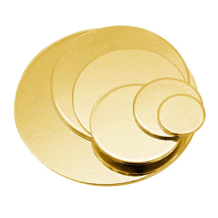14/20 Yellow Gold-Filled 12.7mm Disc, 0.81mm, 1/2-Hard