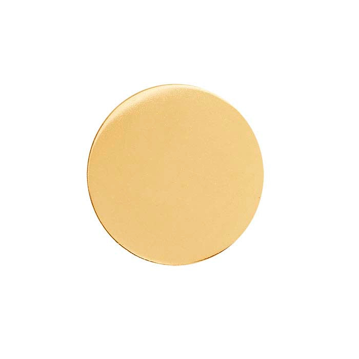 14/20 Yellow Gold-Filled 19.1mm Disc, 0.64mm, 1/2-Hard