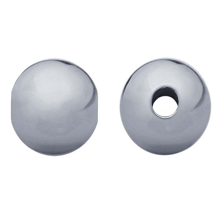 Sterling Silver 1.8mm Round Seamless-Look Bead