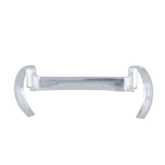 14/60 White Rolled Gold Plate Giant Ring Guard, Pkg/6