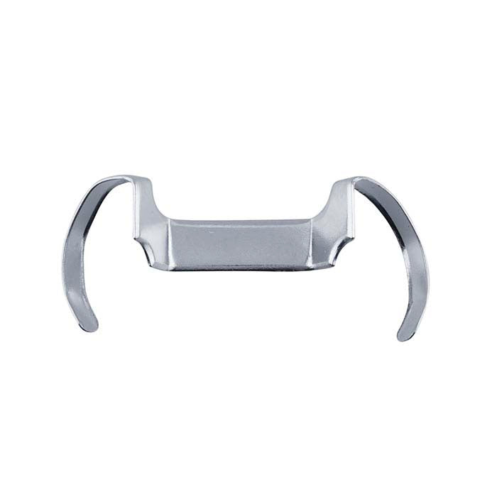 14/60 White Rolled Gold Plate Ring Guards, Pkg/6