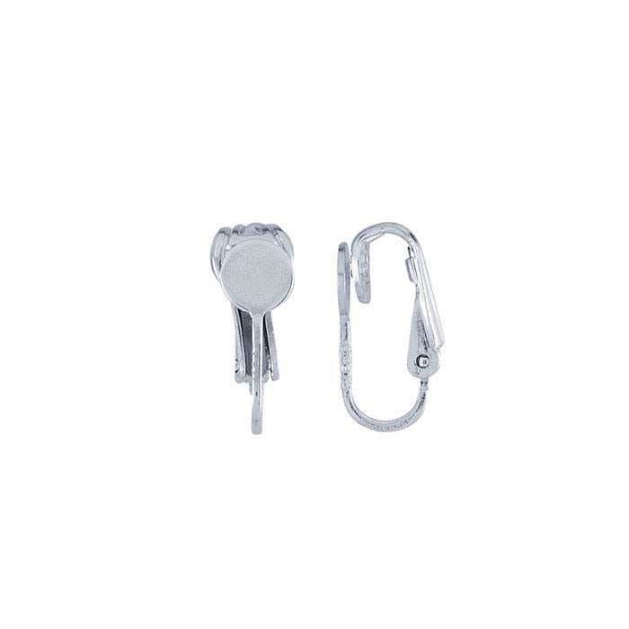 Sterling Silver Ear Clip with Flat Pad