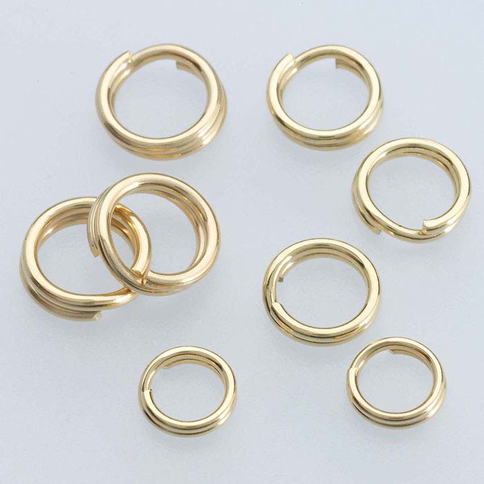 14/20 Yellow Gold-Filled 4.5mm Round Split Ring