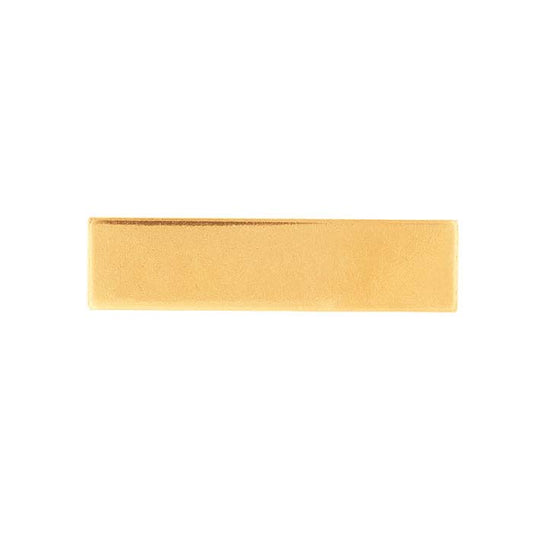14/20 Yellow Gold-Filled 25.4 x 6.4mm Rectangle Stamping, 0.81mm, 1/2-Hard