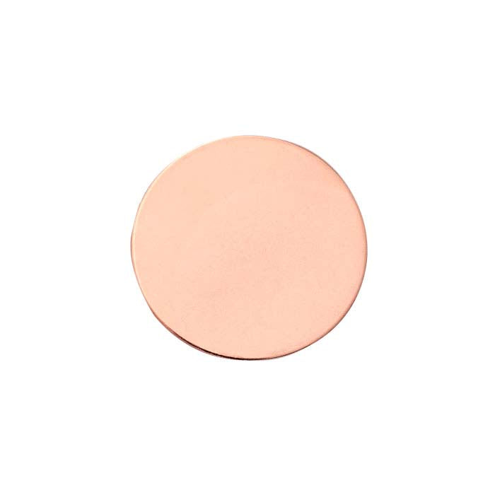 14/20 Rose Gold-Filled 6.4mm Disc, 0.64mm, 1/2-Hard