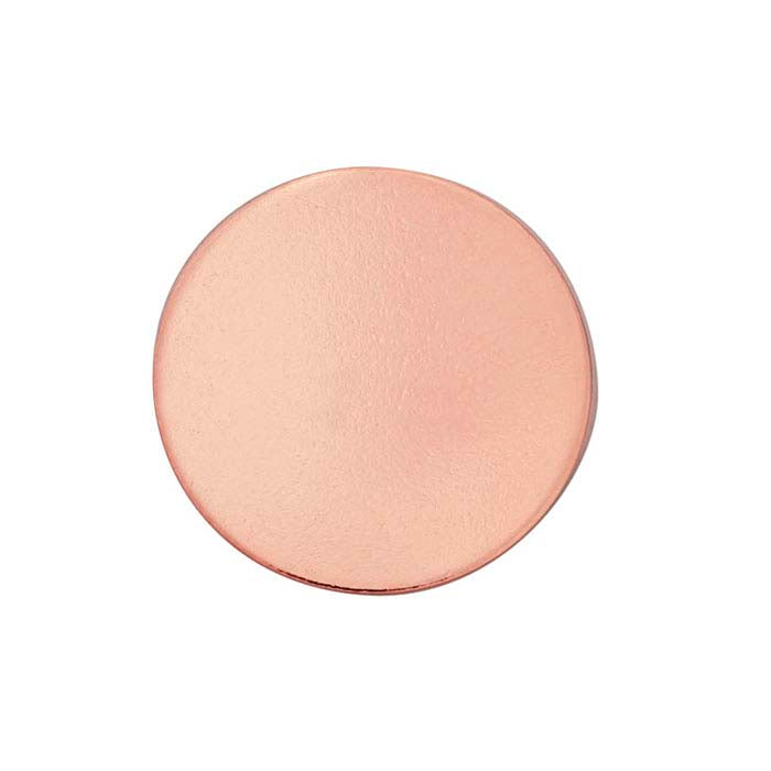 14/20 Rose Gold-Filled Discs, 1/2-Hard