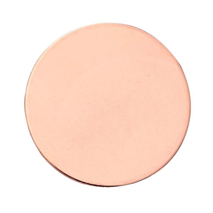 14/20 Rose Gold-Filled 19.1mm Disc, 0.64mm, 1/2-Hard