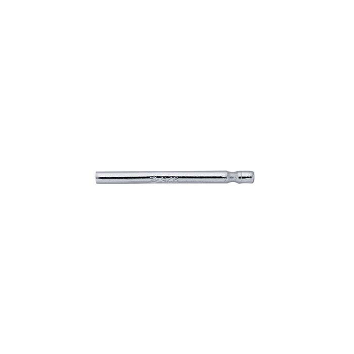 Sterling Silver 0.76mm x 9.52mm Bullet-Style Friction Ear Post