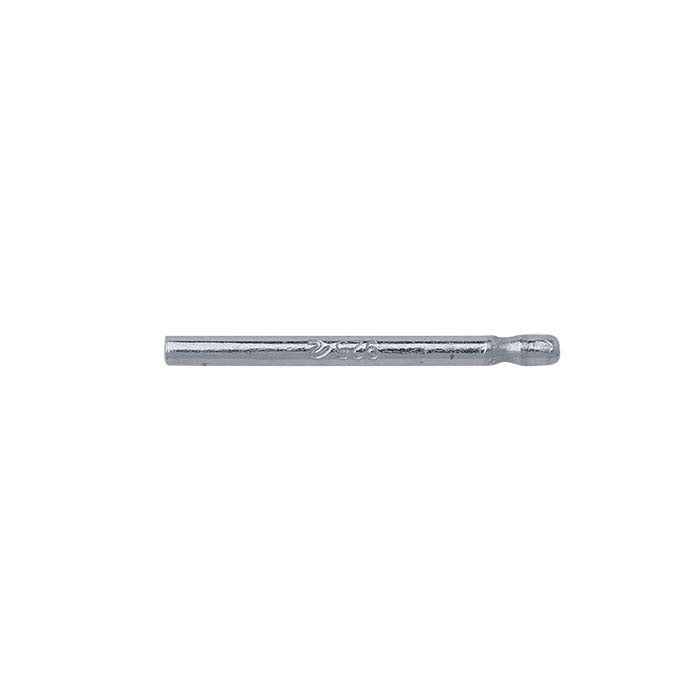 Sterling Silver 0.76mm x 9.52mm Bullet-Style Friction Ear Post