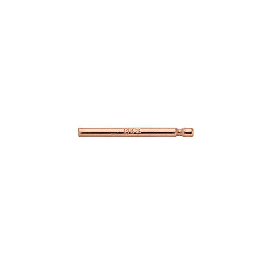 14K Rose Gold 0.91mm x 11.11mm Friction Ear Post
