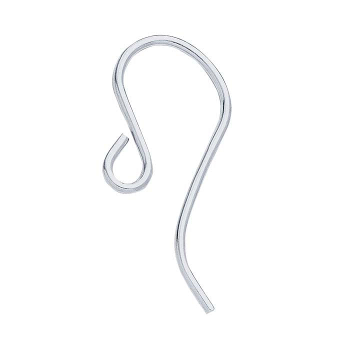 Sterling Silver Ear Wire with Outside Loop