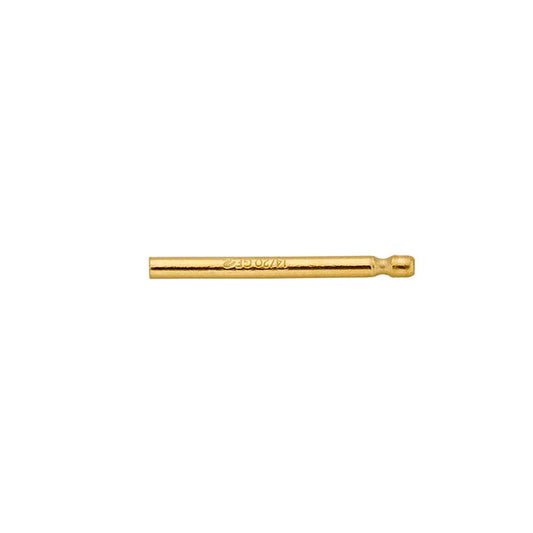 14/20 Yellow Gold-Filled 0.91mm x 11.11mm Friction Ear Post