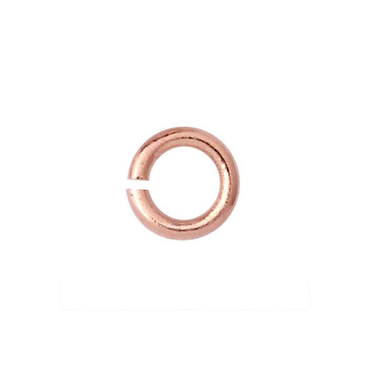 14K Rose Gold 2mm Round Jump Ring