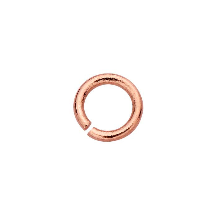 14K Rose Gold 2.4mm ID Round Jump Ring