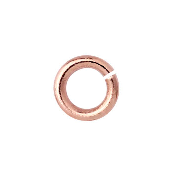 14K Rose Gold 2.4mm Round Jump Ring