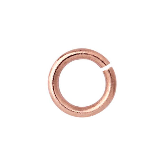 14K Rose Gold 3.2mm Round Jump Ring