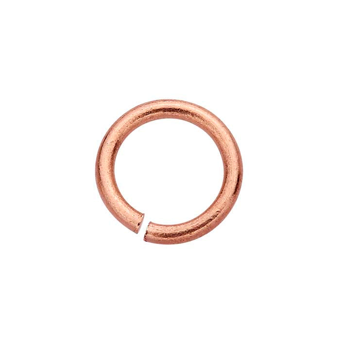 14K Rose Gold 3.2mm ID Round Jump Ring