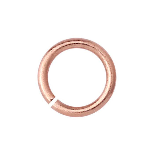 14K Rose Gold 4mm Round Jump Ring