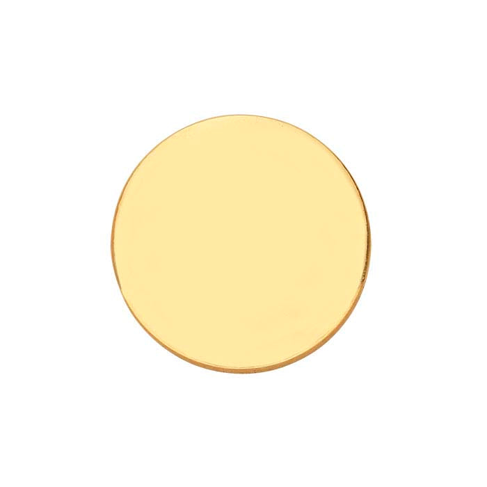 14/20 Yellow Gold-Filled 6.4mm Disc, 0.81mm, Soft