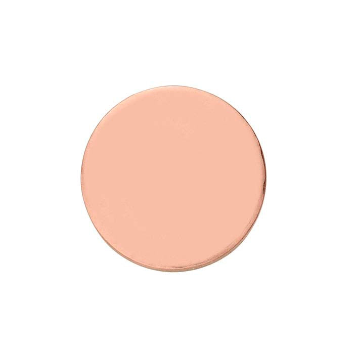 14/20 Rose Gold-Filled 6.4mm Disc, 0.81mm, Soft