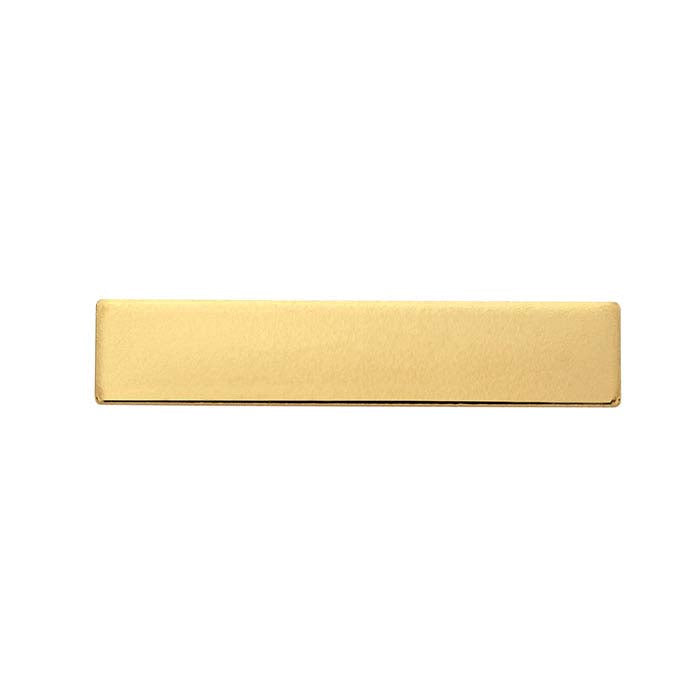 14/20 Yellow Gold-Filled 31.8 x 6.4mm Rectangle Stamping, 1.02mm, Soft