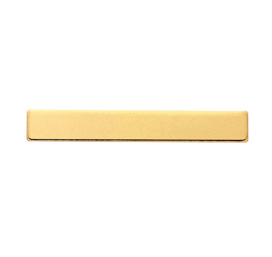 14/20 Yellow Gold-Filled 44.5 x 6.4mm Rectangle Stamping, 1.02mm, Soft