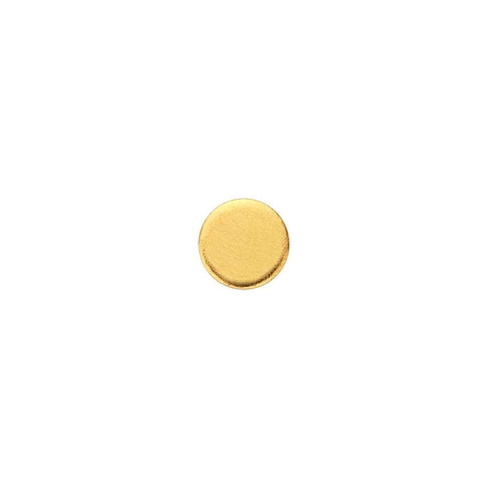14K Yellow Gold Discs, 0.51mm, Soft