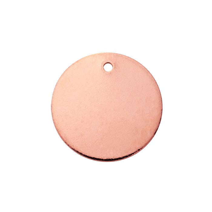14/20 Rose Gold-Filled Round Tag