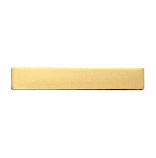 14/20 Yellow Gold-Filled 38.1 x 6.4mm Rectangle Stamping, 0.81mm, 1/2-Hard