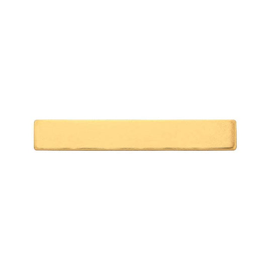 14/20 Yellow Gold-Filled 31.8 x 4.8mm Rectangle Stamping, 1.02mm, Soft