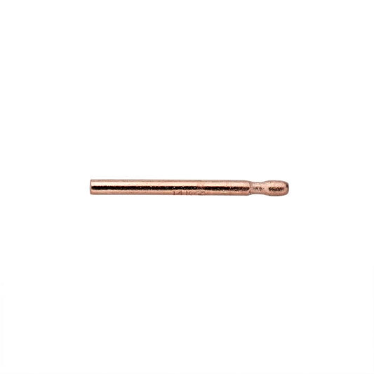 14K Rose Gold 0.76mm x 9.52mm Friction Ear Post