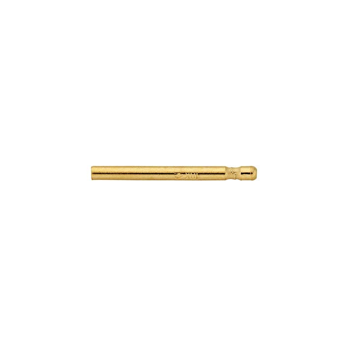 18K Yellow Gold 0.76mm x 9.52mm Friction Ear Post
