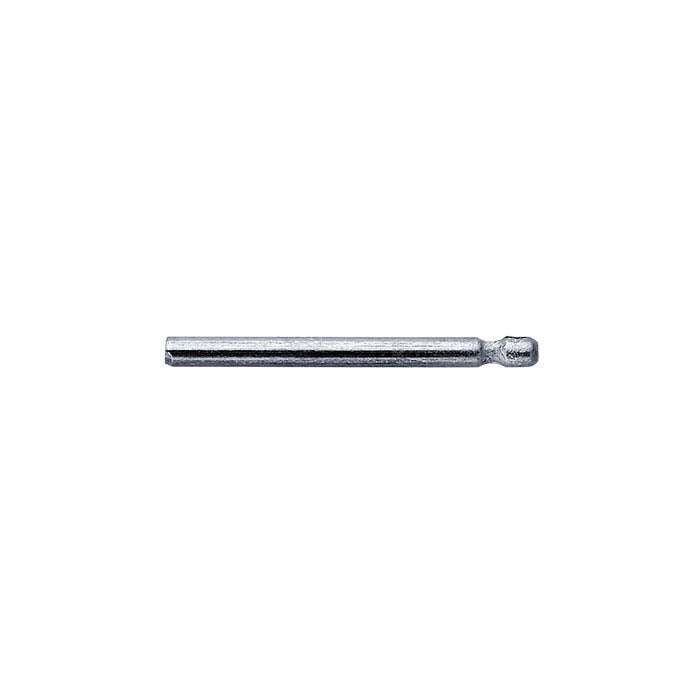 18K White Gold 0.91mm x 11.11mm Friction Ear Post
